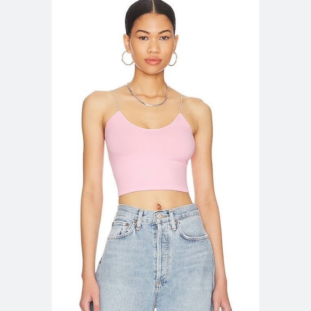 Free People Brami Cropped Cami Tank In Xs/s